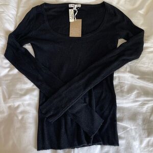 Madewell NWT Merino Wool Long Sleeve Short xxs